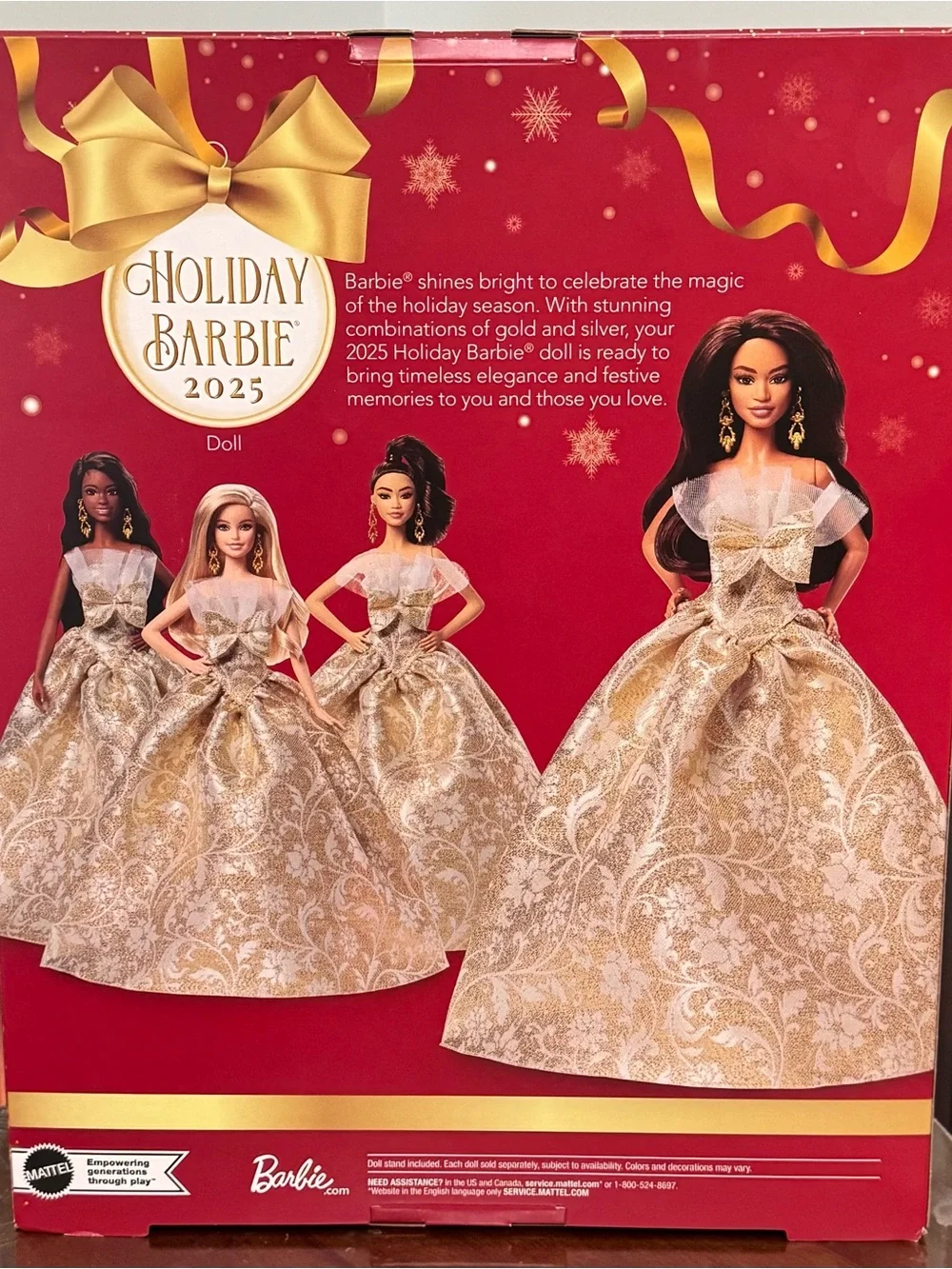 2025 Holiday Barbie Christmas NEW in Box